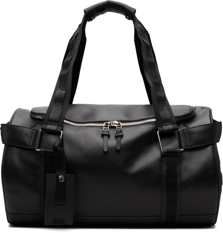 Photo: The North Face Black Base Camp Leather Duffle Bag