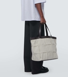 Bottega Veneta Arco Intreccio leather-trimmed tote bag