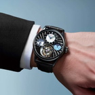 Thomas Earnshaw Celestial Huggins Black Dial Mens Watch ES-8261-09