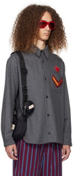 Marni Gray Patches Shirt