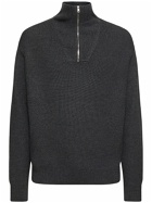 THEORY - Half-zip Wool Blend Knit Sweater