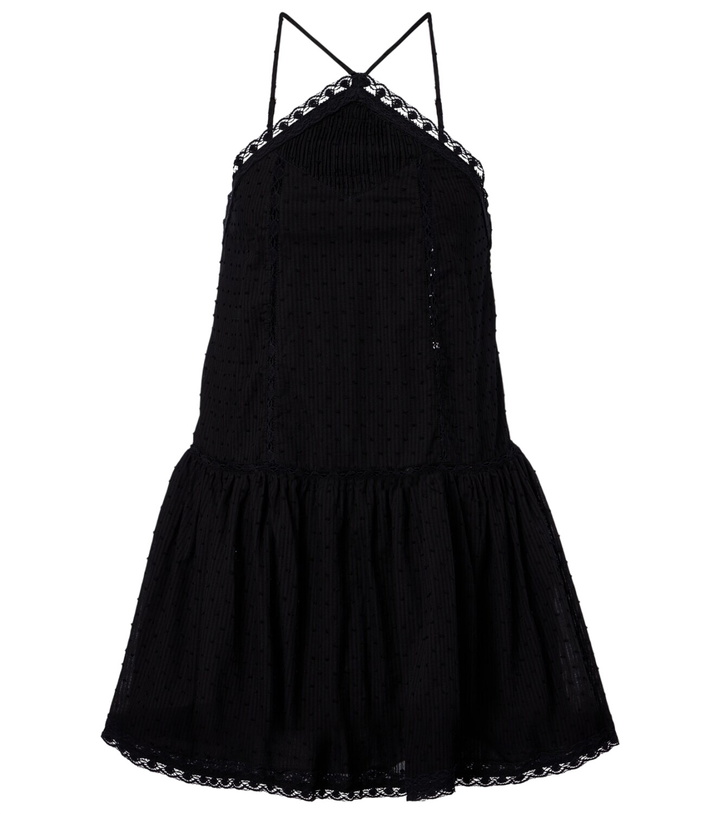 Photo: Poupette St Barth Nora crochet-trimmed cotton minidress