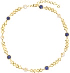 Casablanca Gold Curb Chain Necklace