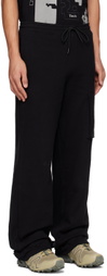SPENCER BADU Black Wide Leg Lounge Pants
