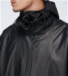 Bottega Veneta Leather jacket with nylon hood