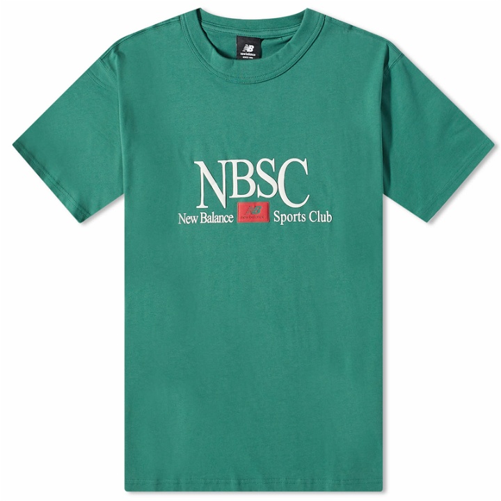 Photo: New Balance Men's Sports Club T-Shirt in Team Forest Green