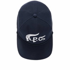 A.P.C. x Lacoste Cap in Navy