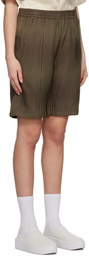 NEEDLES Brown Striped Shorts