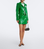 Courrèges Reedition vinyl miniskirt
