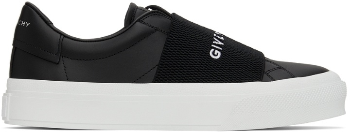 Photo: Givenchy Black City Court Slip-On Sneakers