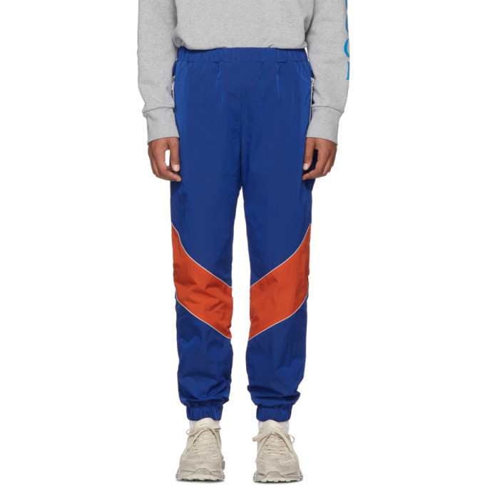 Photo: Gucci Blue and Orange Technical Lounge Pants