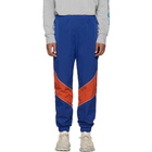 Gucci Blue and Orange Technical Lounge Pants