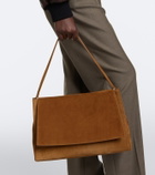Nour Hammour Amal suede shoulder bag