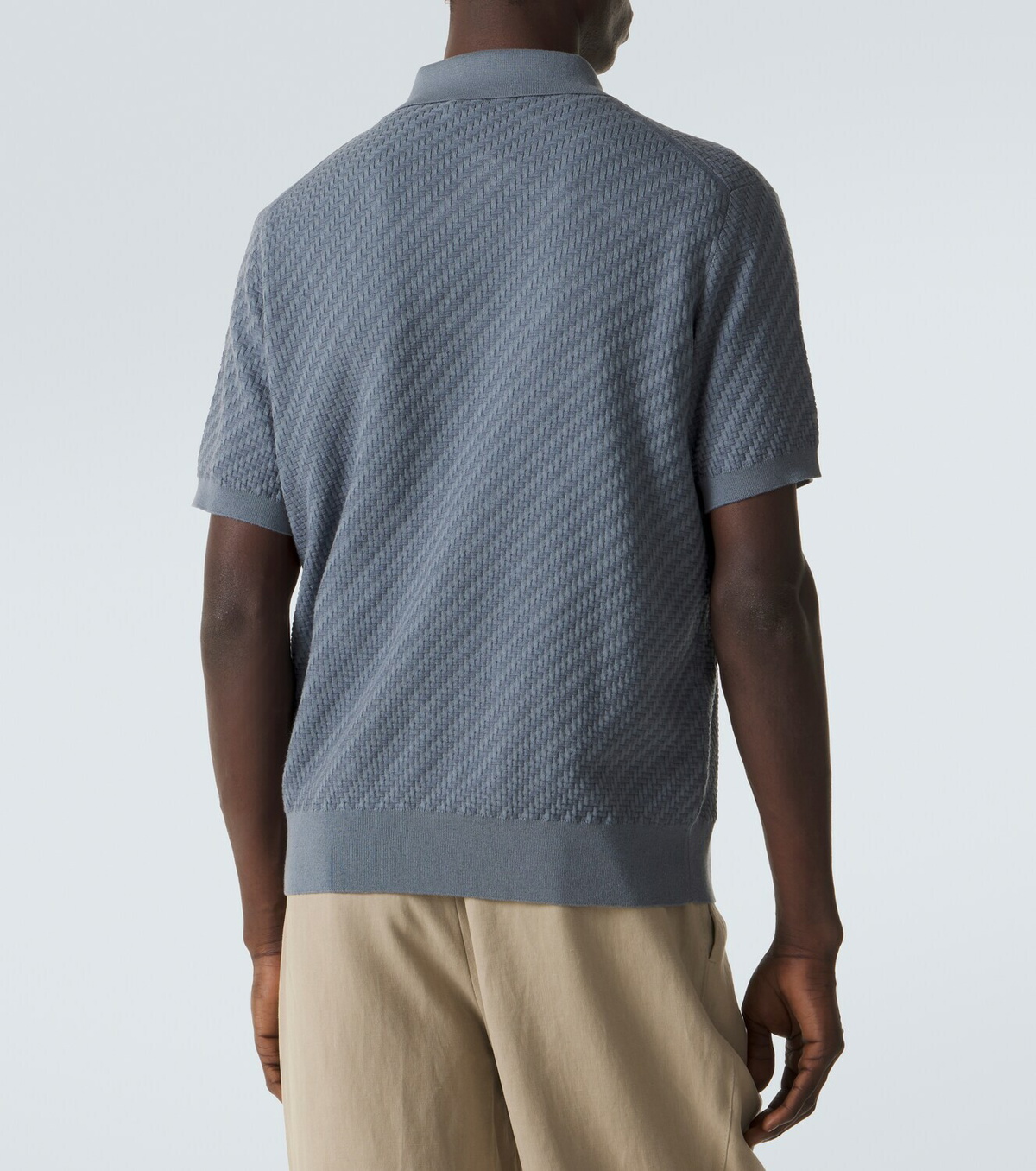 Brioni Cotton, silk, and cashmere polo shirt