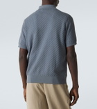 Brioni Cotton, silk, and cashmere polo shirt