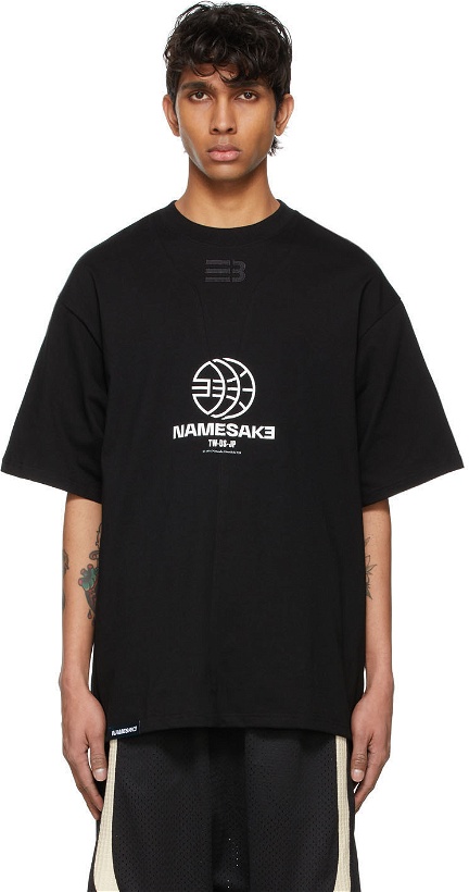 Photo: NAMESAKE Black Oversized Sava Team T-Shirt