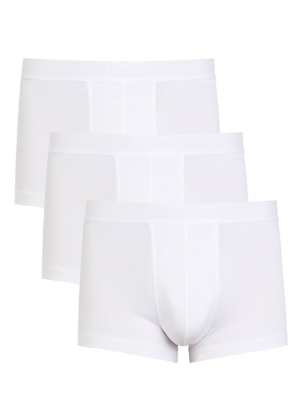 Photo: Boss Stretch-cotton Boxer Trunks set of Three White