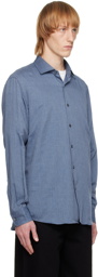 ZEGNA Blue Cashco Shirt