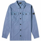 Barbour Men's International Adey Overshirt in Blue Horizon