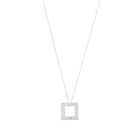 Le Gramme Men's Slick Pendant Necklace in Silver 2.9g