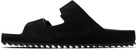 Officine Creative Black Agorà 010 Sandals