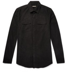 Berluti - Cotton-Corduroy Shirt - Men - Black