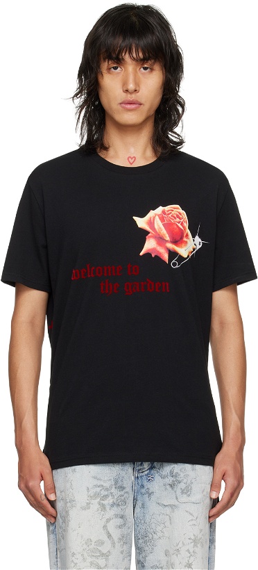 Photo: Ksubi Black Rose Garden Biggie T-Shirt