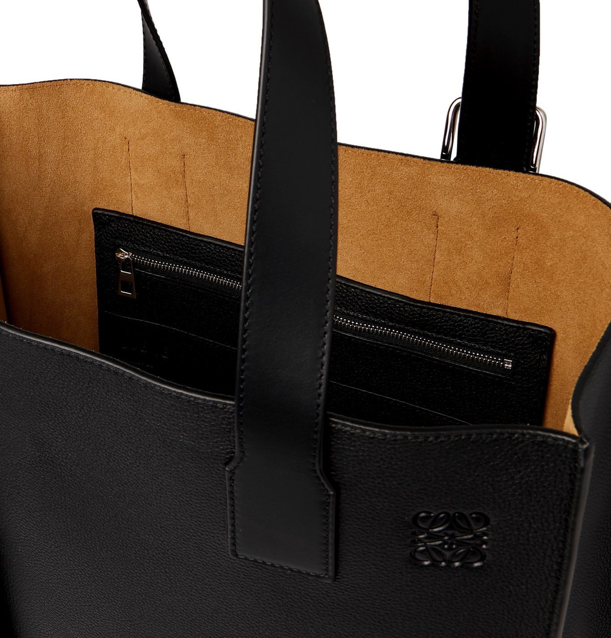 Loewe Buckle Tote Bag in Black for Men