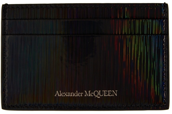 Photo: Alexander McQueen Multicolor Iridescent Card Holder