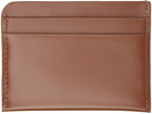 Dries Van Noten Tan Embossed Card Holder