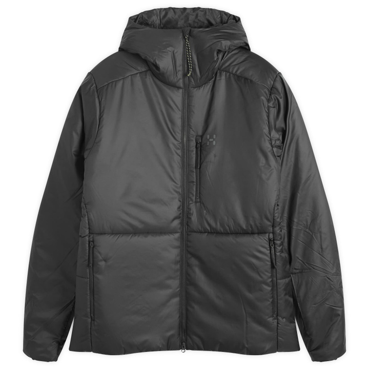 Photo: Haglöfs Men's Breeze Mimic Insulated Hooded Jacket in True Black