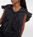 Junya Watanabe Ruched ripstop midi dress