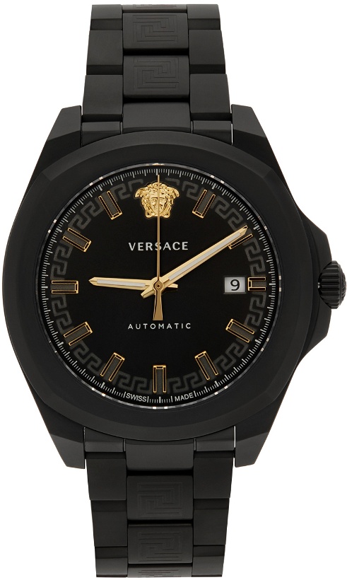 Photo: Versace Black Geo Auto Watch