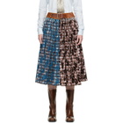 Chopova Lowena Multicolor Lockhart Carabiner Midi Skirt