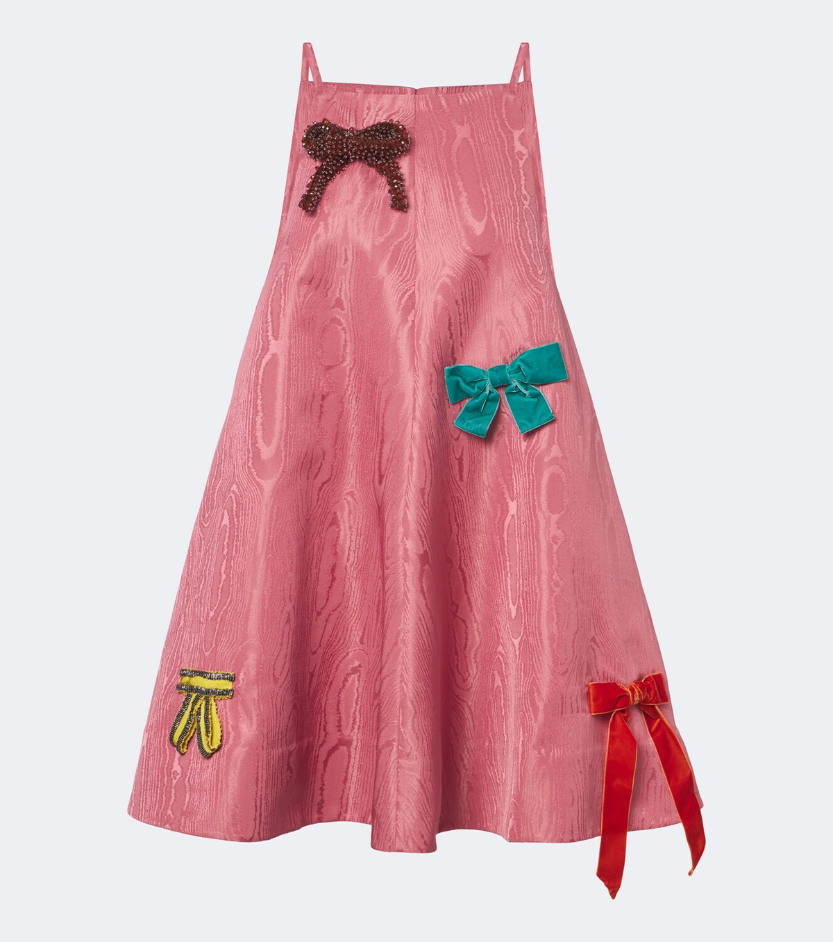 Alémais Valentina embellished moiré minidress
