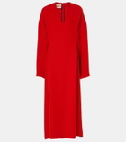 Plan C Gathered midi dress