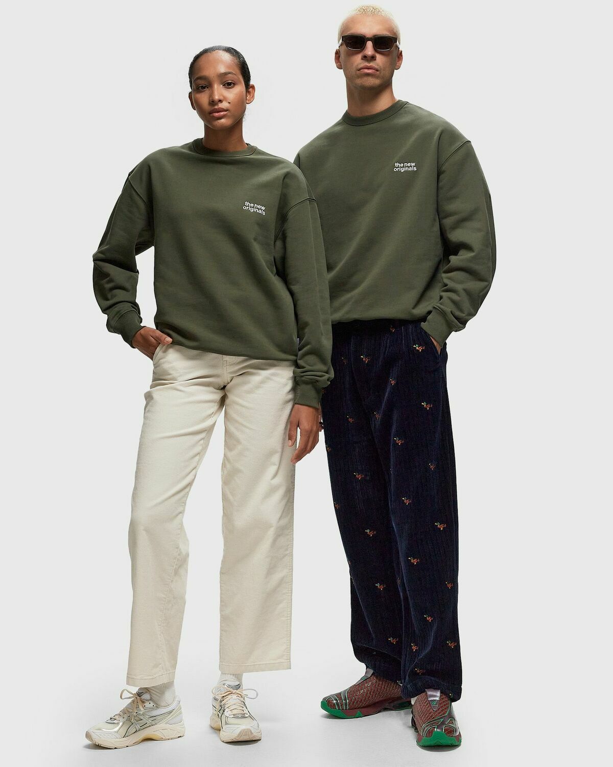 The New Originals Workman Crewneck Green Sweatshirts