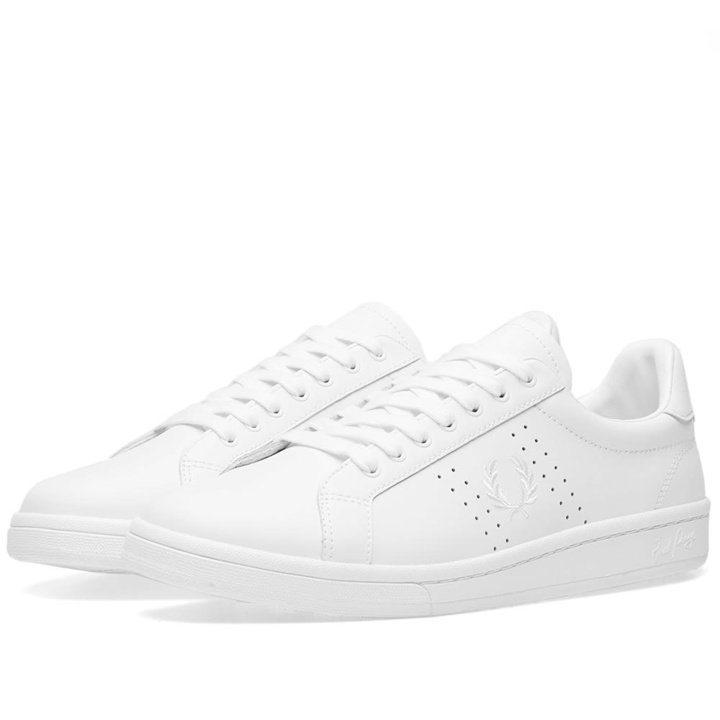 Photo: Fred Perry B721 Leather Sneaker White