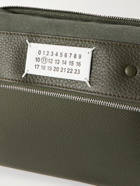 Maison Margiela - 5AC Logo-Appliquéd Full-Grain Leather Messenger Bag