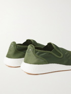 ADIDAS CONSORTIUM - Human Made Pure Logo-Appliquéd Mesh Slip-On Sneakers - Green