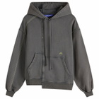 A-COLD-WALL* Men's Oblique Hoodie in Grey Slate