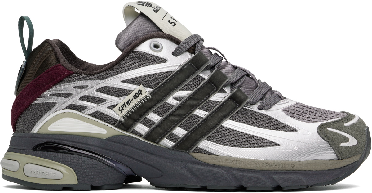 Song for the Mute Silver & Gray adidas Originals Edition 004 AdiStar Cushion Sneakers