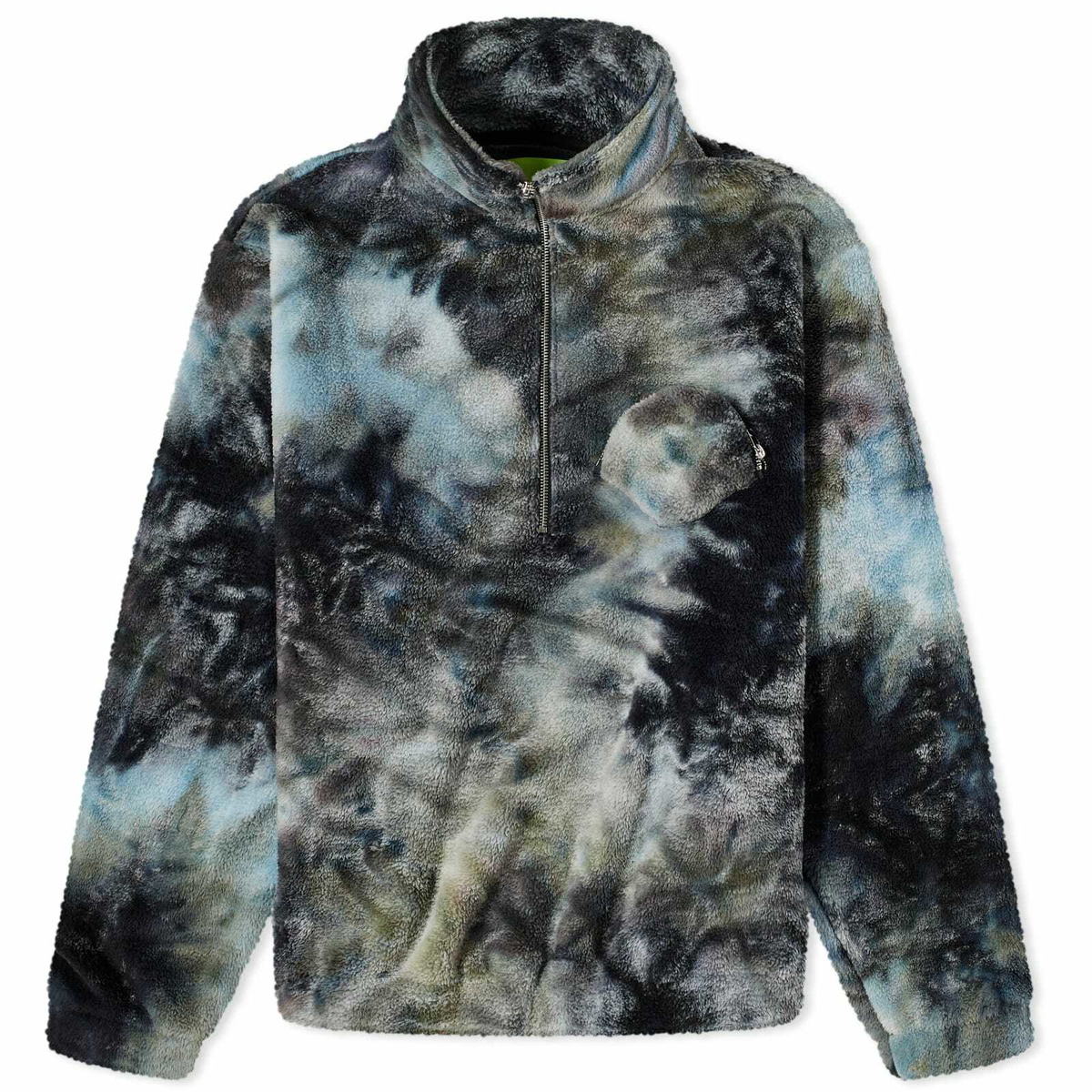 New Amsterdam Surf Association Men's Oyster Half Zip Fleece in Tie