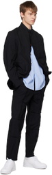 Comme des Garçons Shirt Black Peaked Lapel Blazer
