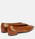 Loro Piana Rebecca leather ballet flats
