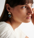 Marina B Pauline 18kt gold earrings with gemstones