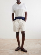 Onia - Linen, Silk and Cotton-Blend Polo Shirt - Neutrals
