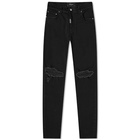 Represent Men's Destroyer Denim Jean in Black