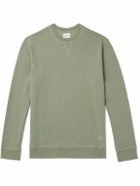 Kingsman - Logo-Embroidered Cotton and Cashmere-Blend Jersey Sweatshirt - Green