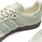 Adidas Men's x MAHA Samba OG Sneakers in Halo Green/Silver Green/Off White